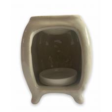 Recho Budda 8cm Branco Em Ceramica