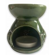 Recho Elefante 8cm Verde Em Ceramica