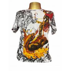 Camiseta Com Estampa S&atilde;o Jorge