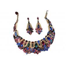 Conjunto De Luxo Colar E Brinco