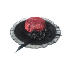 Chap&eacute;u Pombo Gira Vermelho  com Preto