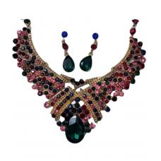 Conjunto De Luxo Colar E Brinco