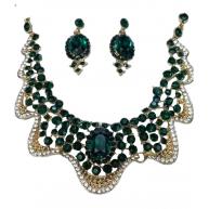 Conjunto De Luxo Colar E Brinco