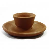 Casti&ccedil;al de Barro para Vela de 7 Dias