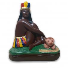 Cabocla Jurema em Sentada 17Cm 1Linha