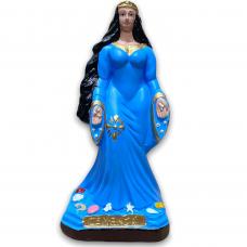 Iemanja Roupa Azul 20CM 1Linha