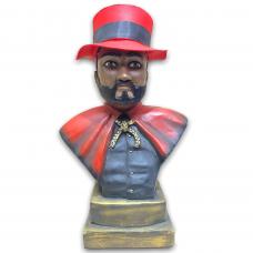 Busto Ex&uacute; (Roupa Vermelha C/ Preto)