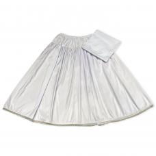 Conjunto Feminino Saia De Ra&ccedil;&atilde;o + Pano De Cabe&ccedil;a(Oxford)