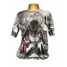 Camiseta Com Estampa Exu