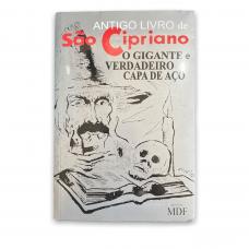 Antigo Livro De S&atilde;o Cipriano O Gigante e Verdadeiro Capa De A&ccedil;o