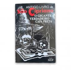 Antigo Livro De S&atilde;o Cipriano O Gigante e Verdadeiro Capa Preta