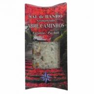 Sal de Banho perfumado com aroma de Abre Caminhos caixinha de 100g