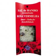 Sal de Banho perfumado com aroma de Rosas Vermelhas caixinha de 100g