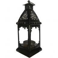 Lanterna Metal Preta