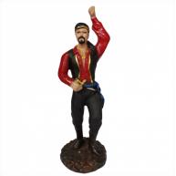 Cigano Em Resina 17 CM (Vermelho)