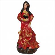 Cigana Em Resina 17 CM (Vermelha)